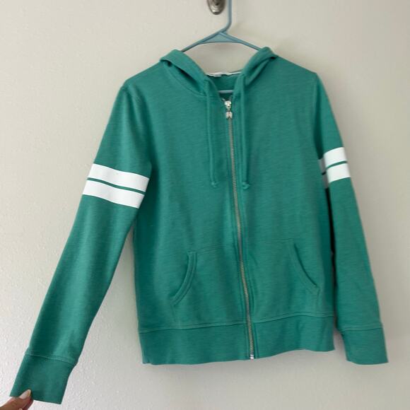 Victoria’s Secret full zip hoodie Angel spell out on back Varsity lounge prep XS - Picture 3 of 11